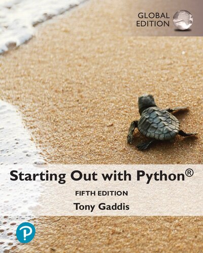 Ebook – Starting Out with Python, Global Edition, 5th Edition (PDF ...