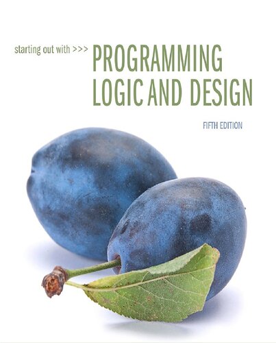 Ebook – Starting Out with Programming Logic and Design (5th Edition ...